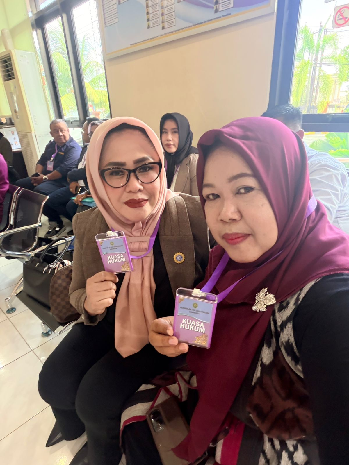 Kuasa hukum menghadiri agenda pengadilan